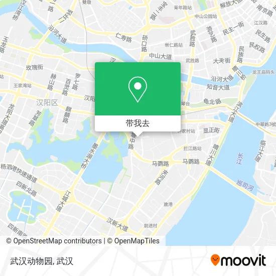 武汉动物园地图