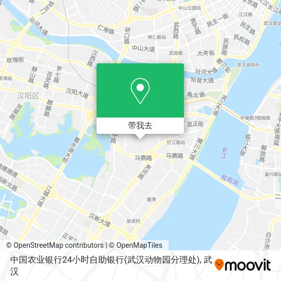 中国农业银行24小时自助银行(武汉动物园分理处)地图