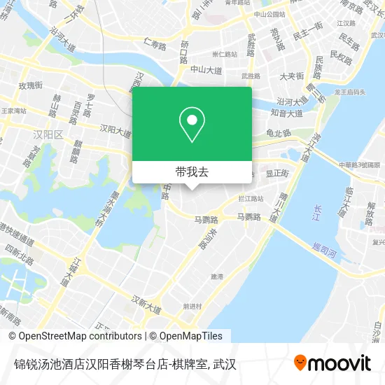 锦锐汤池酒店汉阳香榭琴台店-棋牌室地图