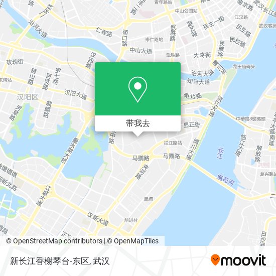 新长江香榭琴台-东区地图