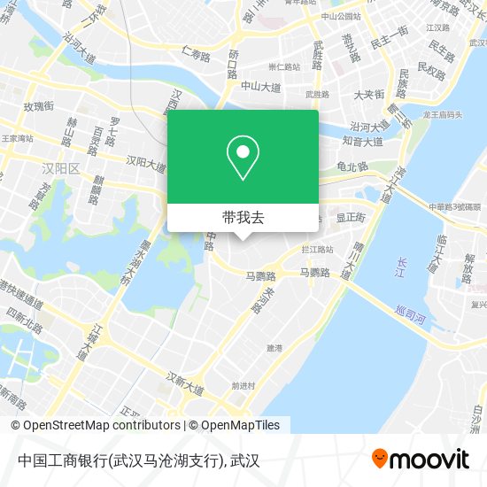 中国工商银行(武汉马沧湖支行)地图