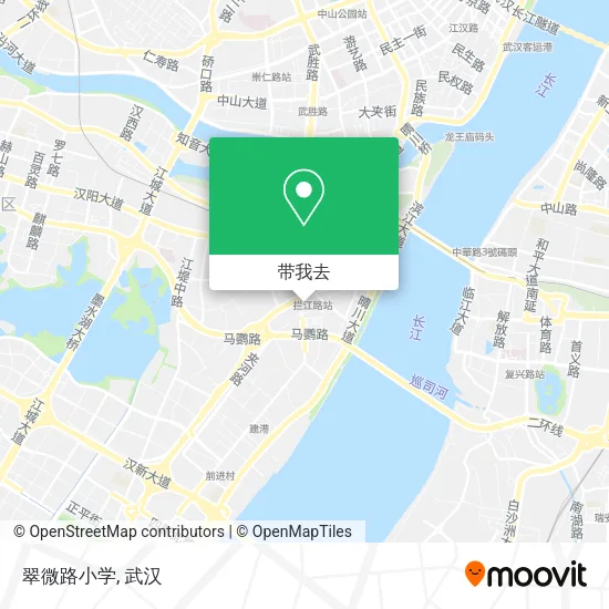 翠微路小学地图