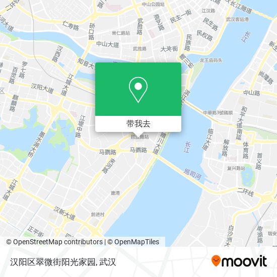 汉阳区翠微街阳光家园地图