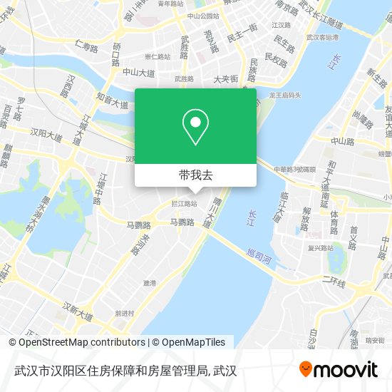 武汉市汉阳区住房保障和房屋管理局地图