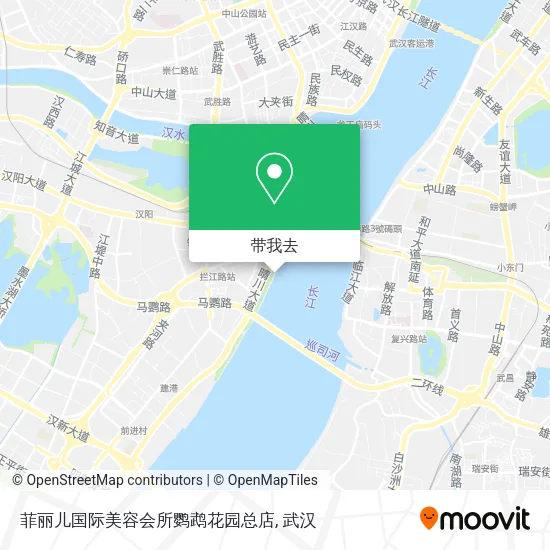 菲丽儿国际美容会所鹦鹉花园总店地图
