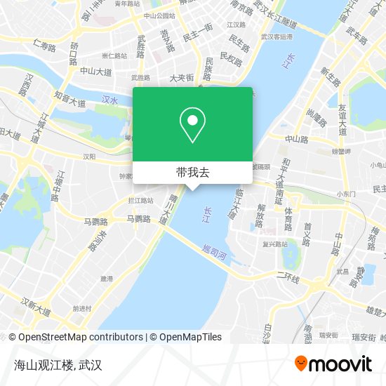 海山观江楼地图