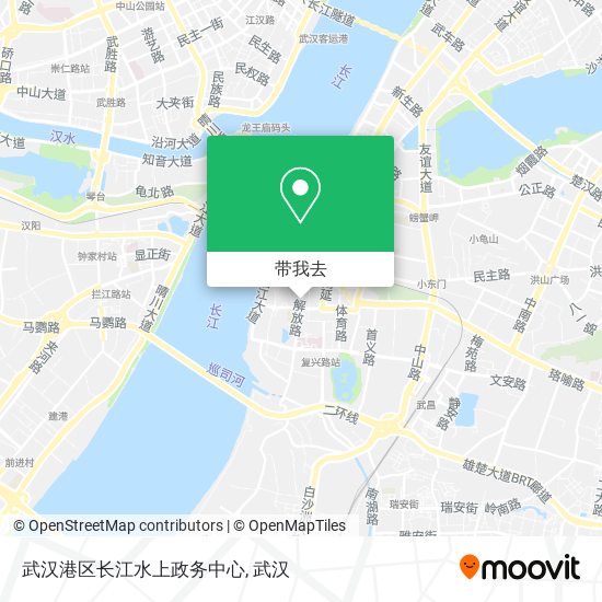 武汉港区长江水上政务中心地图