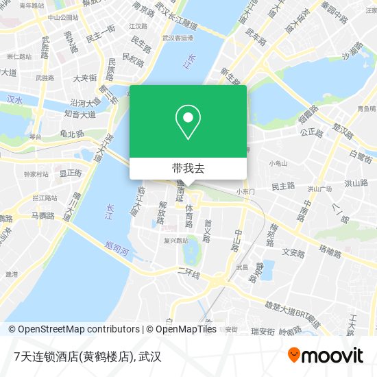 7天连锁酒店(黄鹤楼店)地图