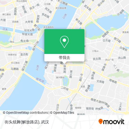 街头炫舞(解放路店)地图