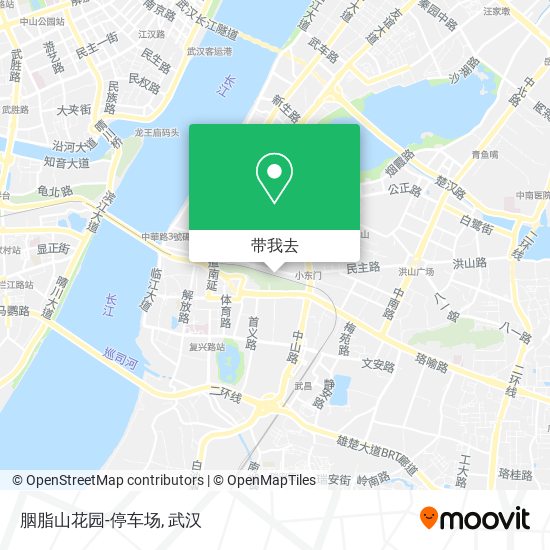 胭脂山花园-停车场地图