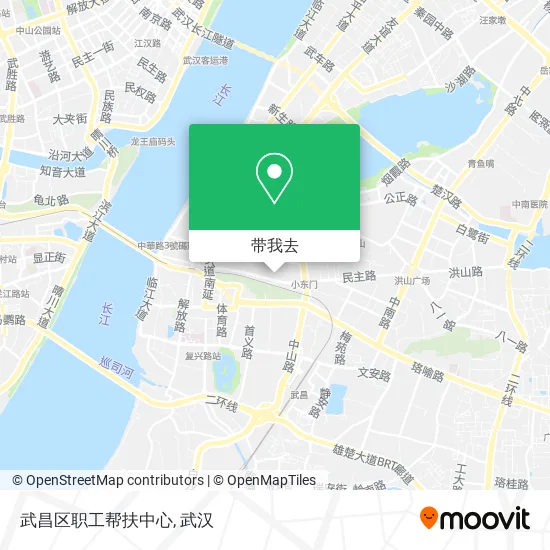 武昌区职工帮扶中心地图