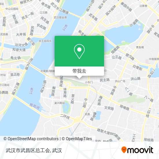 武汉市武昌区总工会地图
