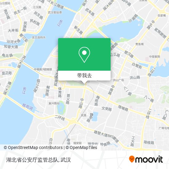湖北省公安厅监管总队地图