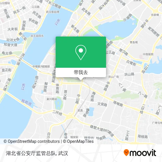 湖北省公安厅监管总队地图