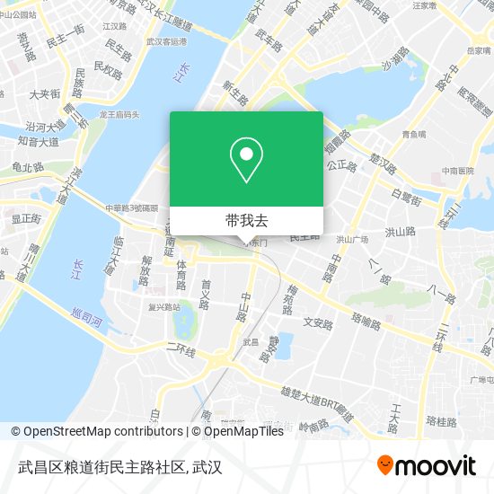 武昌区粮道街民主路社区地图