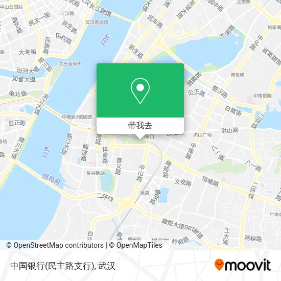 中国银行(民主路支行)地图