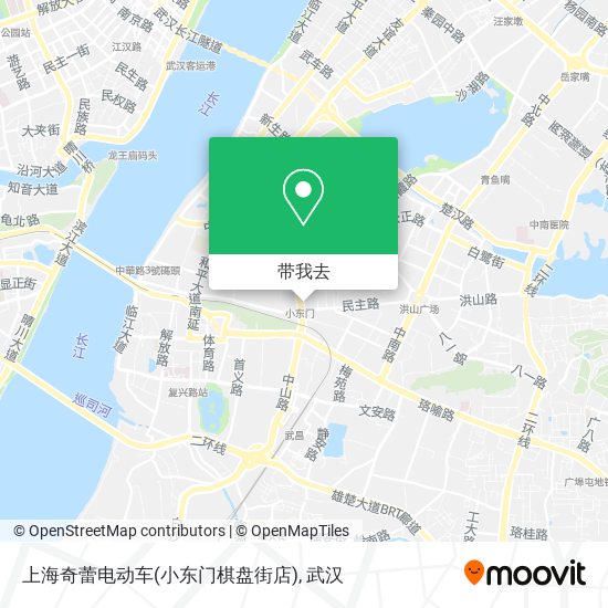 上海奇蕾电动车(小东门棋盘街店)地图