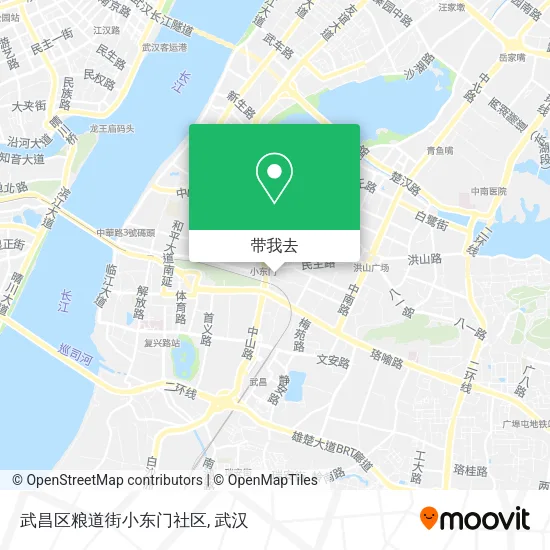 武昌区粮道街小东门社区地图