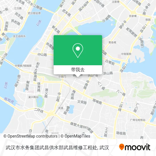 武汉市水务集团武昌供水部武昌维修工程处地图