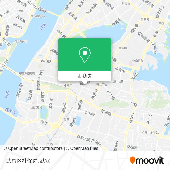 武昌区社保局地图
