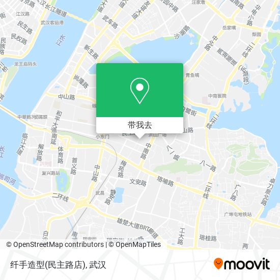 纤手造型(民主路店)地图