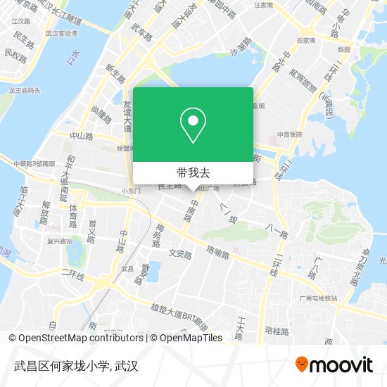 武昌区何家垅小学地图