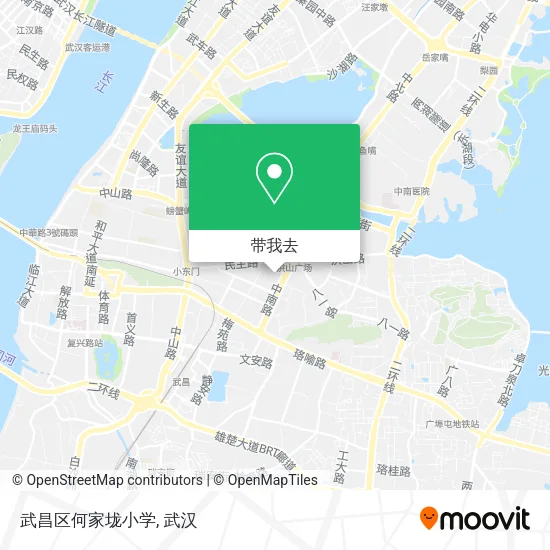 武昌区何家垅小学地图