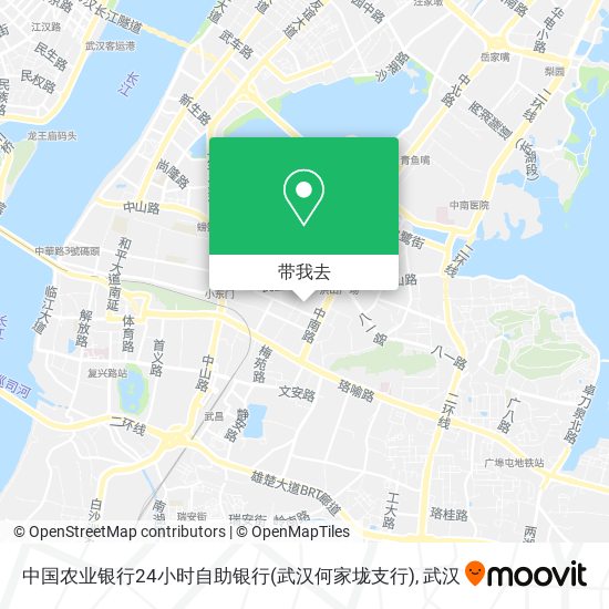 中国农业银行24小时自助银行(武汉何家垅支行)地图