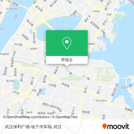 武汉保利广场-地下停车场地图
