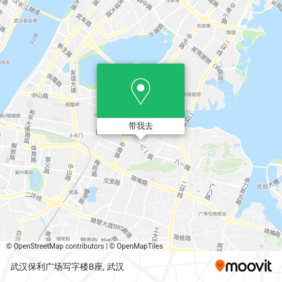 武汉保利广场写字楼B座地图