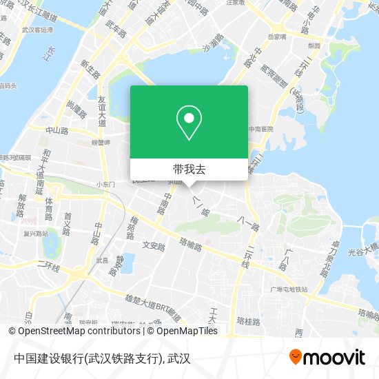 中国建设银行(武汉铁路支行)地图