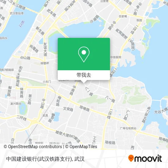 中国建设银行(武汉铁路支行)地图