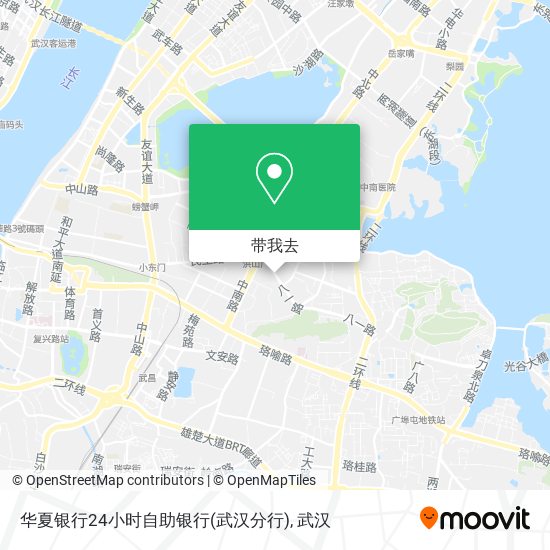 华夏银行24小时自助银行(武汉分行)地图