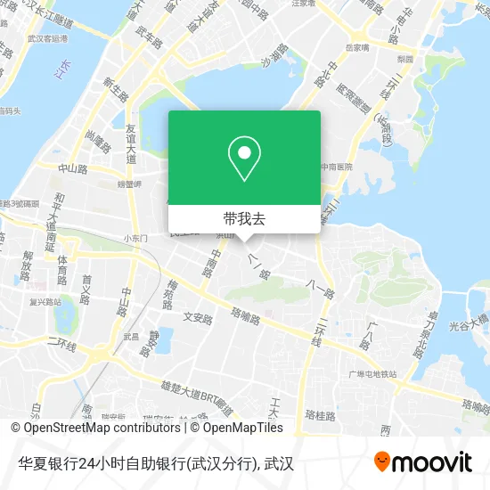 华夏银行24小时自助银行(武汉分行)地图