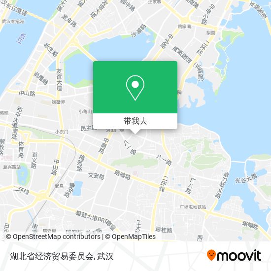 湖北省经济贸易委员会地图