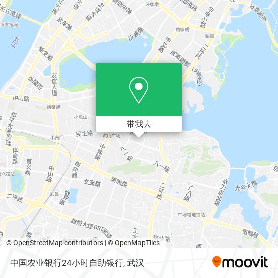 中国农业银行24小时自助银行地图