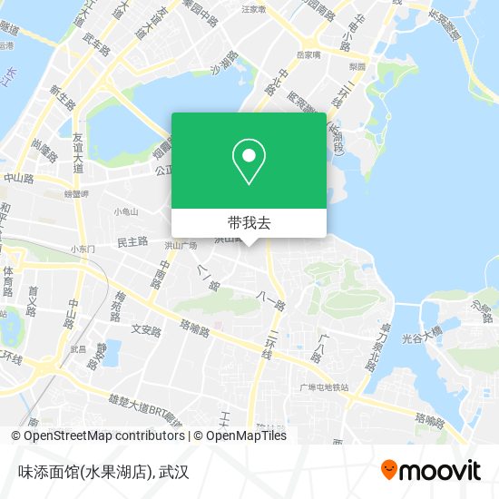 味添面馆(水果湖店)地图