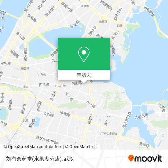 刘有余药堂(水果湖分店)地图