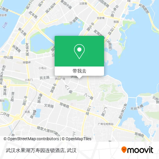 武汉水果湖万寿园连锁酒店地图
