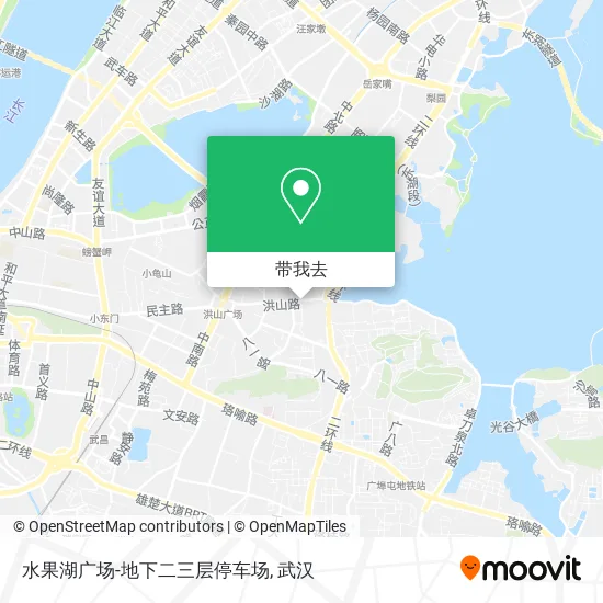 水果湖广场-地下二三层停车场地图