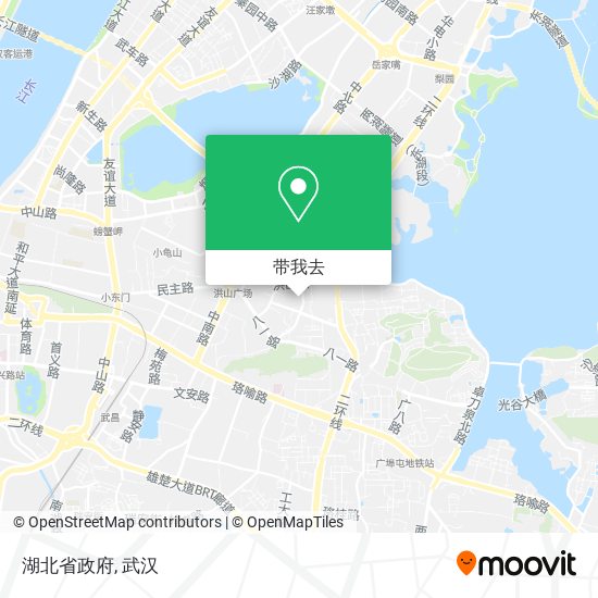 湖北省政府地图
