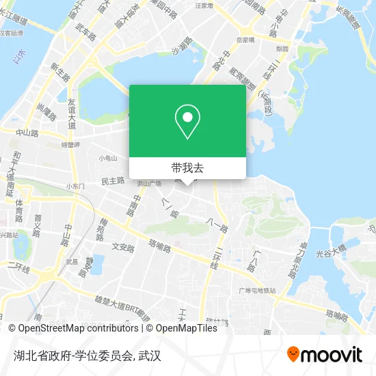 湖北省政府-学位委员会地图