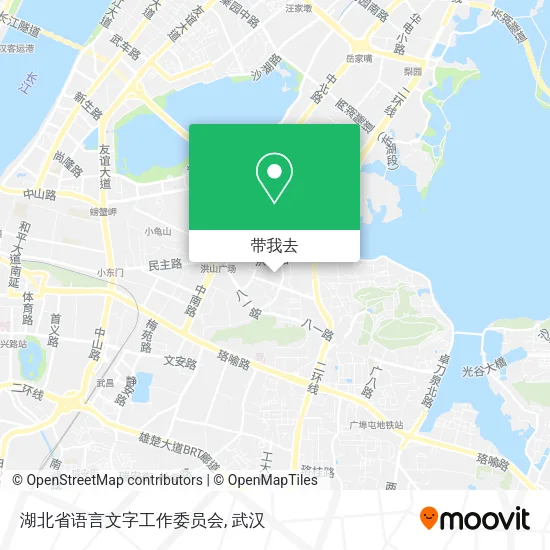 湖北省语言文字工作委员会地图