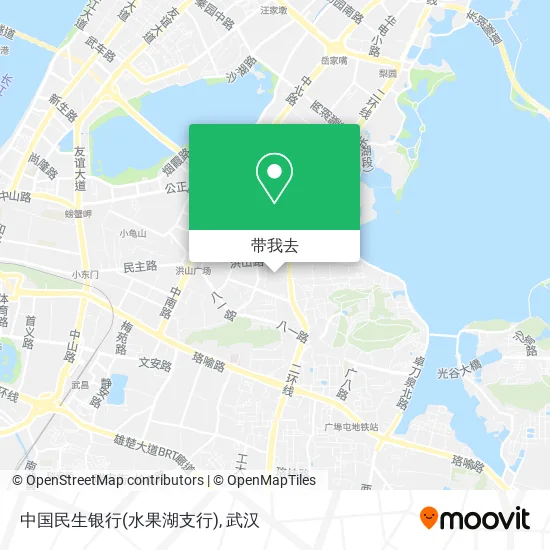 中国民生银行(水果湖支行)地图