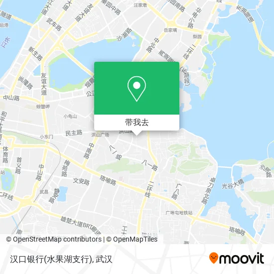 汉口银行(水果湖支行)地图
