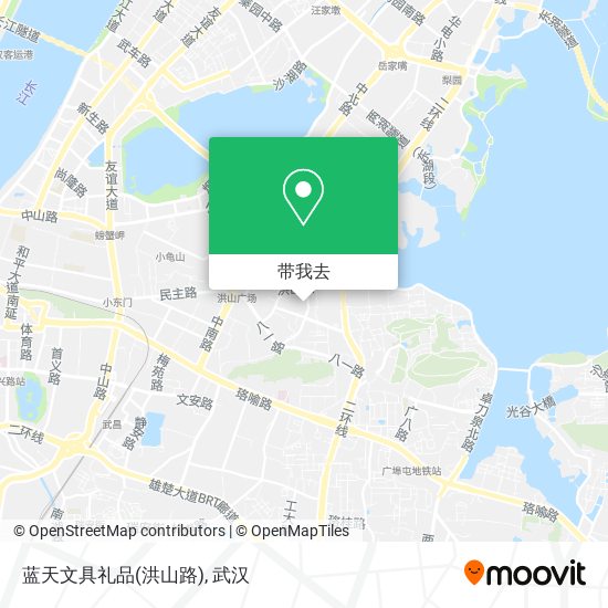 蓝天文具礼品(洪山路)地图