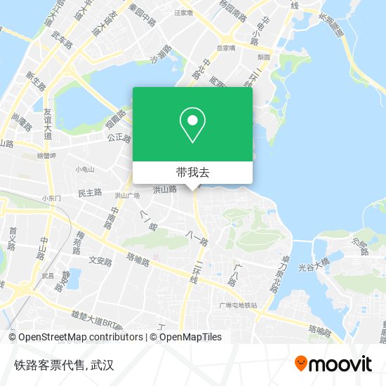 铁路客票代售地图