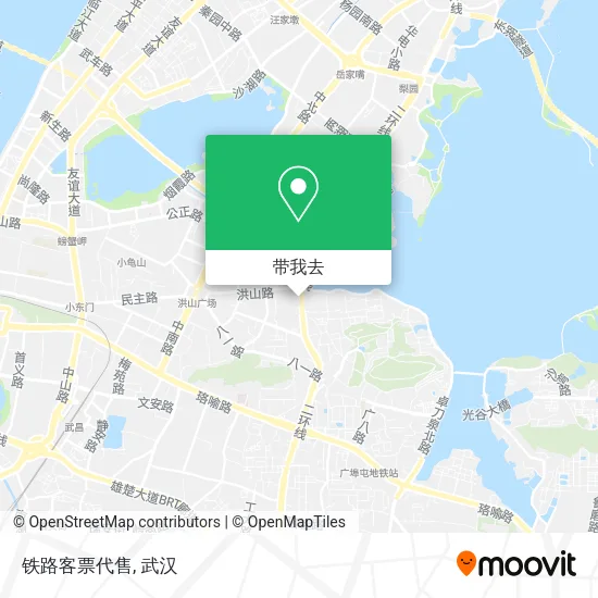 铁路客票代售地图