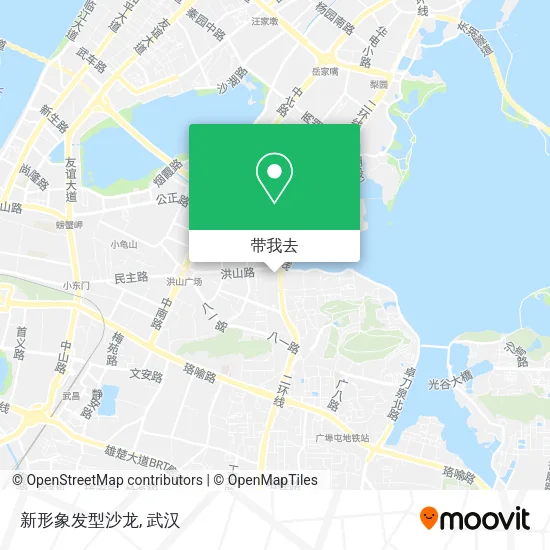 新形象发型沙龙地图