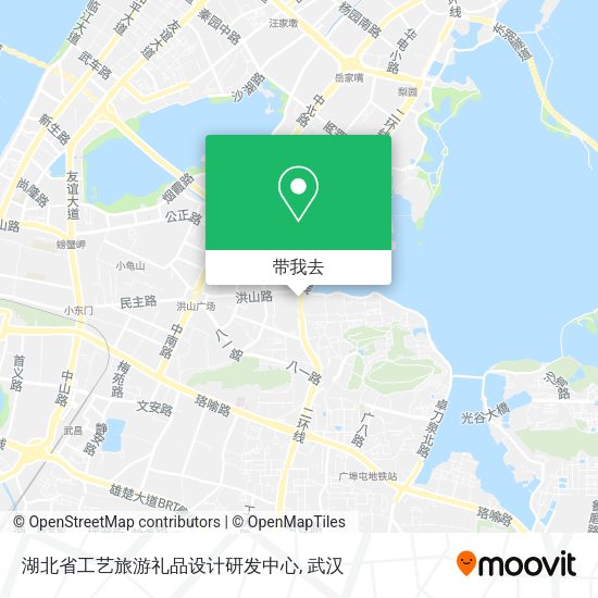 湖北省工艺旅游礼品设计研发中心地图
